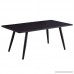 Madison Home Modern and Simply Designed Coffee Table Black - B01NBK04OZ