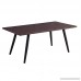 Madison Home Modern and Simply Designed Coffee Table Black - B01NBK04OZ