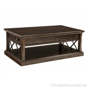 Signature Design by Ashley T701-9 Roddinton Coffee Table with Lift Top Dark Brown - B078MS8373