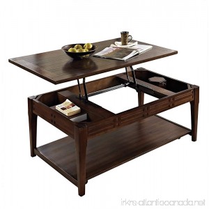 Steve Silver Company Crestline Lift-Top Cocktail Table with Casters - B00C4PSLPK