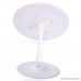 Tobbi 32 Inch Round Tulip Dining Table Coffee Table in White Elegant Furniture - B07F65JTWZ