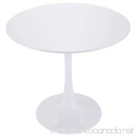 Tobbi 32" Inch Round Tulip Dining Table Coffee Table in White Elegant Furniture - B07F65JTWZ