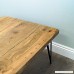 WELLAND Rustic Square Old Elm Coffee Table Unfinished - B074BMPPKV