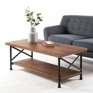Zinus Industrial Style Coffee Table - B078RY9FY4