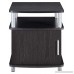 Altra Furniture Ameriwood Home Carson End Table with Storage Espresso - B00D2KTRAY
