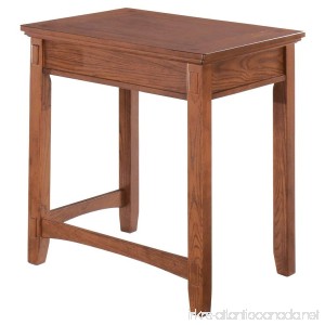 Ashley Furniture Signature Design - Cross Island Corner Table Only - Casual - Medium Brown Finish - B007B6ZZ2O