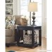 Ashley Furniture Signature Design - Gavelston End Table - Square - Rubbed Black Finish - B00IVHNZ5Q