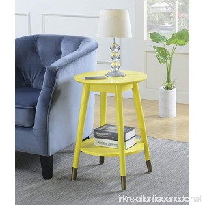 Convenience Concepts 7103050Y Wilson Mid Century Accent End Table Yellow - B073JH9PLH