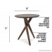 Edloe Finch - Gus Small End Table for Living Room - Mid Century Modern End Table - Round - Walnut Wood - B075XXS67M
