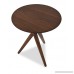 Edloe Finch - Gus Small End Table for Living Room - Mid Century Modern End Table - Round - Walnut Wood - B075XXS67M