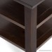 Simpli Home Acadian Solid Wood End Table Rich Tobacco Brown - B007T0M0N4