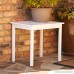 Southern Enterprises Hardwood Side End Table Painted White Finish - B0071N6S96
