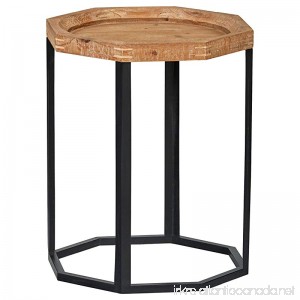 Stone & Beam Arie Octagonal End Table 17.3 W Natural - B074KMVDPY