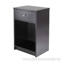 Winsome Squamish Accent Table with 1-Drawer  Black Finish - B0094G34WW