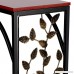 Yaheetech C-shaped Side Sofa and Snack Table Elegant Leaf Design for Living room Bedroom and Office - B07F29JK2G