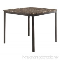 Homelegance 2601-36 Faux Marble Top Table  Black - B00Q8JFOKI