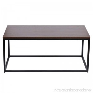 KELLIGO Coffee End Side Table For Living Room Classic Modern Rectangular (brown) - B078KKDSVN