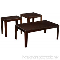 Simmons Upholstery Table  Pack of 3  Espresso - B01MY2W247