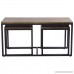 SKB family 3 Piece Nesting Coffee & End Table Set Wood Modern Living Room Furniture Decor - B01N9X4BP0