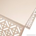 Adeco Luxury Modern Metal Golden Accent Nesting Stackable Side End Table Set of 2 - B01GKIZPEG