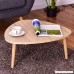 Giantex Triangle Coffee Table Sofa Side End Living Room Furniture Accent Nesting Table New - B0759JDD57