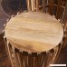 Hogan Natural Finished Mango Wood Nesting Tables (Set of 2) - B074GM36TZ