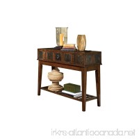 Ashley Furniture Signature Design - McKenna Sofa Table - Rectangular - Dark Brown - B0012ZRULE