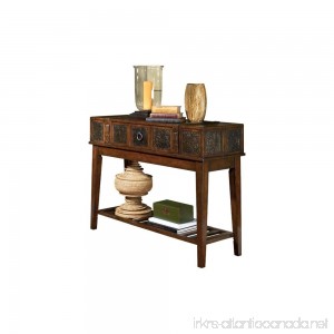 Ashley Furniture Signature Design - McKenna Sofa Table - Rectangular - Dark Brown - B0012ZRULE