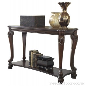Ashley Furniture Signature Design - Norcastle Sofa Table - Rectangular - Dark Brown - B00EUT7AJQ