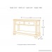 Ashley Furniture Signature Design - Porter Sofa Table - Rustic Style Entertainment Console Table - Rectangular - Brown - B01LZ4VWVB