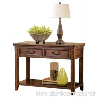 Ashley Furniture Signature Design - Woodboro Sofa Table - Entertainment Console - Rectangular - Dark Brown - B0012ZNU8Q