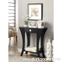 Black Finish Console Sofa Entry Table with Drawer by eHomeProducts - B01IE8BI1E
