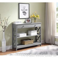 Convenience Concepts 203295GY Oxford Console Table Gray - B07D6R7W77