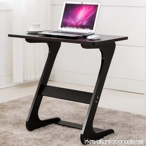 Easeurlife Side End Table TV Snack Trays Sofa Side Table Z Shaped Desk (Elegant Black) - B079L14Q6P