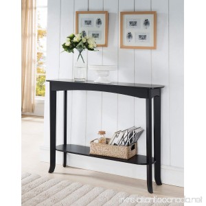 Kings Brand Furniture Wood Entryway Console Sofa Occasional Table Espresso - B01A9DWOFQ