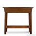 Leick Mission Hall Console Table Russet - B002WI6LB0