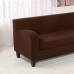 ANJUREN 2 Piece Stretch Chair Loveseat Sofa Slipcover Soft Furniture Shield Protector Covers Polyester Spandex Anti-wrinkle Fabric Slipcovers set (Sofa Coffee) - B06ZY24ZWN