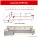 Beacon Pet Universal Sofa Covers for L Shape 2pcs Polyester Fabric Stretch Slipcovers + 2pcs Pillow Covers for Sectional sofa L-shape Couch - B078C4XP4H