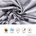 ColorBird Spandex Fabric Sofa Slipcovers Plant Series Removable Stretch Elastic Couch Protector Covers for Living Room Bedroom (Sofa Grey Leaf) - B073PSF5WK