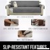 DIFEN Sofa Covers Slipcovers Reversible Quilted Furniture Protector Water Resistant Improved Anti-Slip Couch Shield with Elastic Straps Foams Micro Fabric Pet Cover - B079FRGCRQ