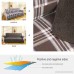 Kinlo Reversible Sofa Furniture Protector 3 Seats Sofa Slipcovers Soft Velveteen Fabric Couch Cover Slipcover 66 x 65 Sofa Chocolate - B073XH933H