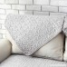 Lesic 100% Cotton Light Gray Couch Cover Anti-slip Concise Style Sofa Protector 36X71inches(90X180cm) … - B0716KNFZH