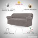 Stretch Furniture Slipcover Form Fit Slip Resistant Stylish Furniture Protector Two-way Stretch Italian Fabric Mille Righe Collection Premium Quality Made in Italy - Grey (Sofa) - B07D2V7QZJ
