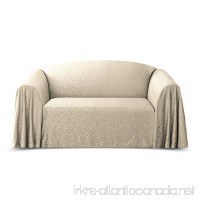 Stylemaster Brianna Jacquard Furniture Throw  Ivory Sofa - B008F6DS8C