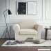 Subrtex 2-Piece Print Jacquard Spandex Fabric Stretch Sofa Slipcovers (Chair Cream) - B07541TVHL