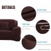 WOMACO 3-Seat Sofa Cover Stretch Slipcover 3 Seater Elastic Couch Cover 3 Seats (70-88) Coffee - B06XQHQR7P