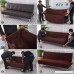 Younar Armless Futon Cover Knitting Thickened Stretch Sofa Bed Slipcover Protector Solid Color Full Folding 80 x 50 in - B07FNK42VT