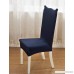 ANJUREN Stretch Chair Slipcovers Polyester Spandex Solid Covers Removable Furniture Chair Protector Cover For Dining Room Hotel Banquet Wedding Party Ceremony (2 Navey blue) - B01LWI44ZM