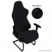 Jinshou Office Chair Cover Removable Room Chair Slipcover Black - B07DN331Y5
