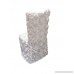 LuChuan White Rosette Banquet Chair Cover For Wedding - B01FLYHAFC